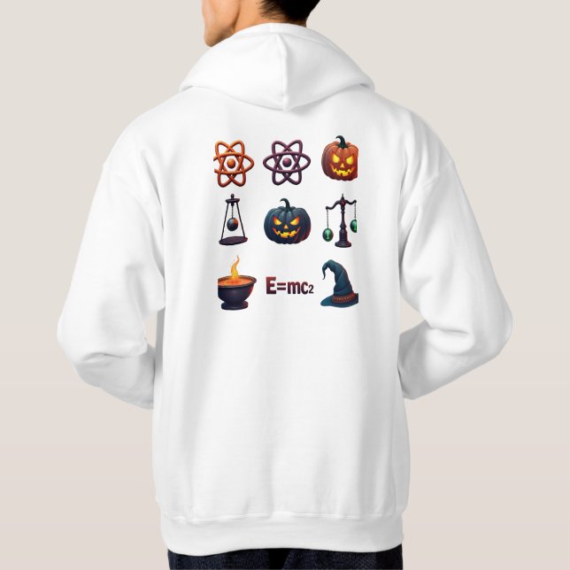 Veste À Capuche Halloween professeur de physique éffrayante - sorc (Dos)