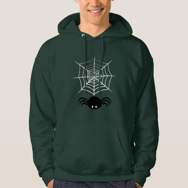 Veste À Capuche Halloween Spider Web (Devant)