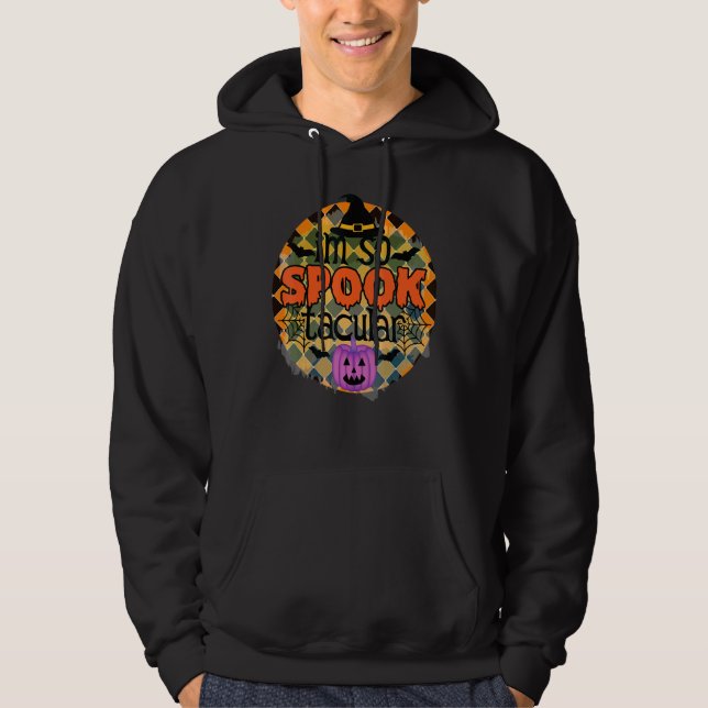 Veste À Capuche Halloween Taculaire, J'Ai Parlé (Devant)