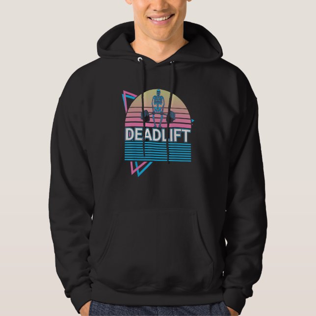 Veste À Capuche Haltérophilie Levage de poids Powerlifting Pr ou E (Devant)