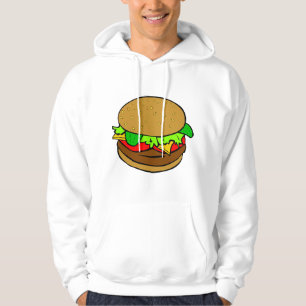 Veste À Capuche hamburger cheeseburger fast food