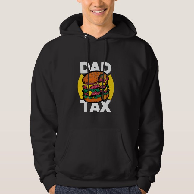 Veste À Capuche Hamburger fiscal papa (Devant)