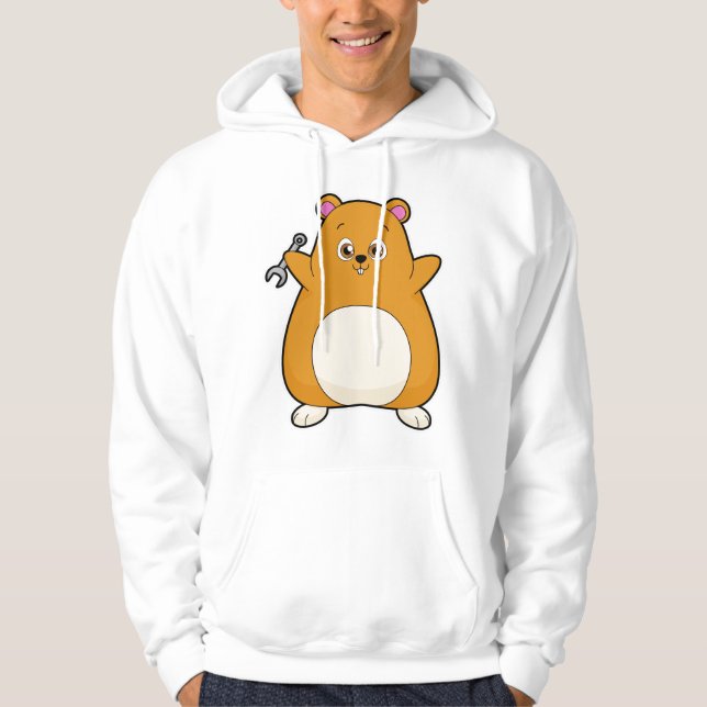 Veste À Capuche Hamster en mécanique avec clé (Devant)