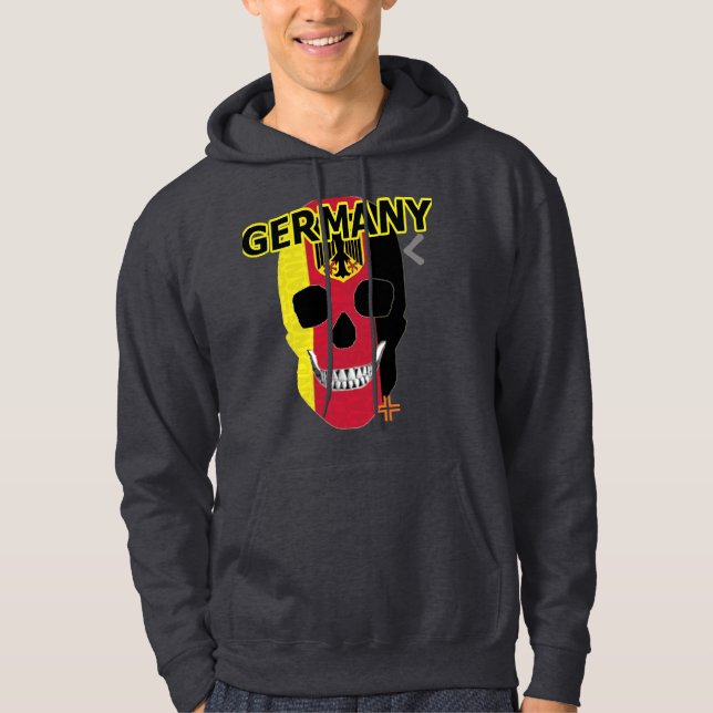 Veste À Capuche HANDSKULL Allemagne Sweatshirt à capuchon B2 (Devant)