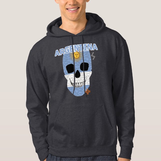 Veste À Capuche HANDSKULL Argentine Sweatshirt à capuchon B2 (Devant)