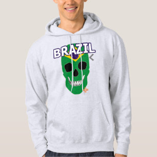 Veste À Capuche HANDSKULL Brésil Sweatshirt à capuchon B2