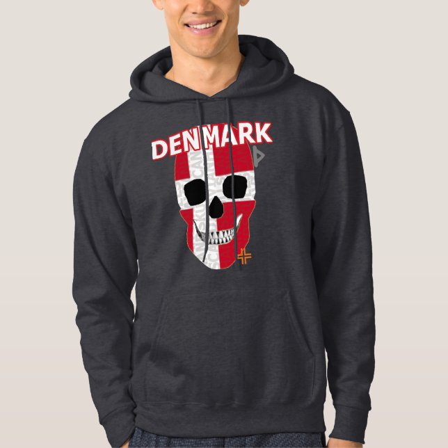 Veste À Capuche HANDSKULL Danemark Sweatshirt à capuchon B2 (Devant)