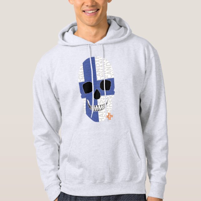 Veste À Capuche HANDSKULL Finlande Sweatshirt à capuchon B2 (Devant)