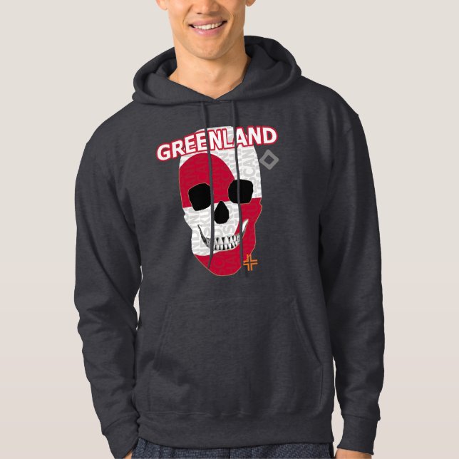 Veste À Capuche HANDSKULL Groenland Sweatshirt à capuchon B2 (Devant)