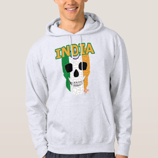 Veste À Capuche HANDSKULL Inde Sweatshirt à capuchon B2 (Devant)