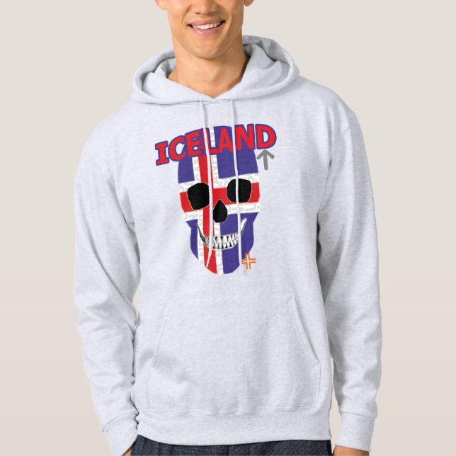 Veste À Capuche HANDSKULL Islande Sweatshirt à capuchon B2 (Devant)