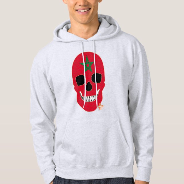 Veste À Capuche HANDSKULL Maroc Sweatshirt à capuchon B2 (Devant)