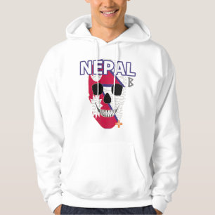Veste À Capuche HANDSKULL Nepal Sweatshirt à capuchon B2