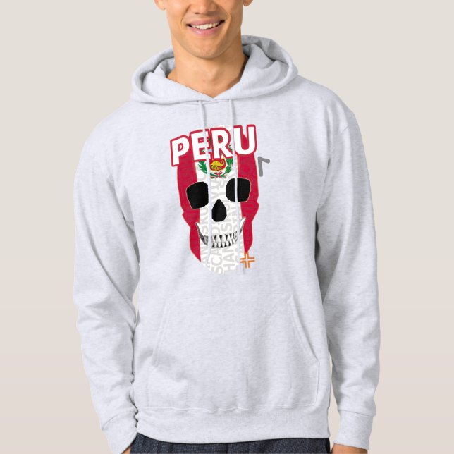 Veste À Capuche HANDSKULL Pérou Sweatshirt à capuchon B2 (Devant)