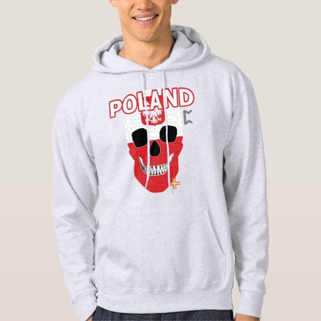 Veste À Capuche HANDSKULL Pologne Sweatshirt à capuchon B2 (Devant)