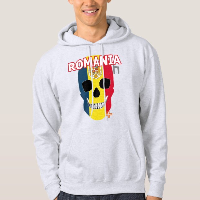 Veste À Capuche HANDSKULL Roumanie Sweatshirt à capuchon B2 (Devant)