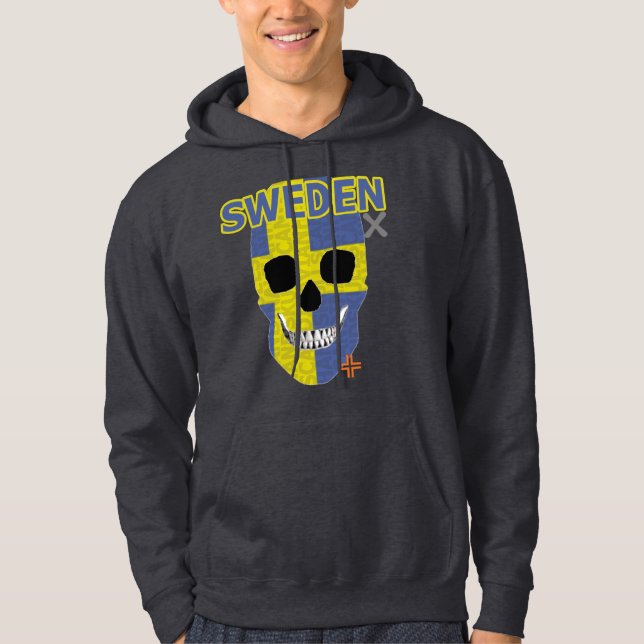 Veste À Capuche HANDSKULL Suède Sweatshirt à capuchon B2 (Devant)