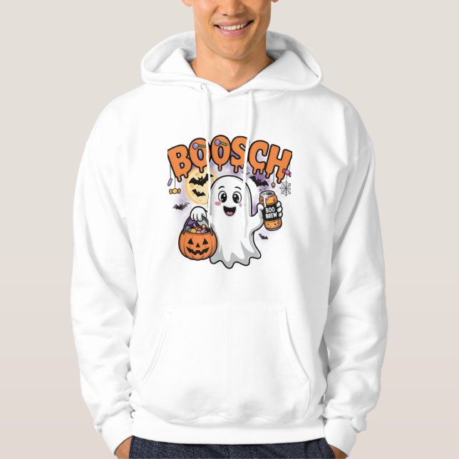 Veste À Capuche Happy Ghost with Candy & Boo Brew (Devant)