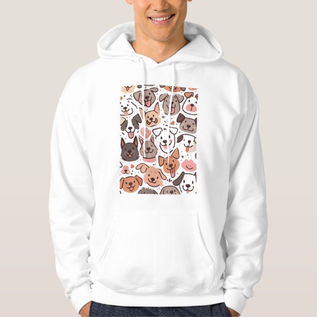 Veste À Capuche Happy mignon Motif 1 (Devant)