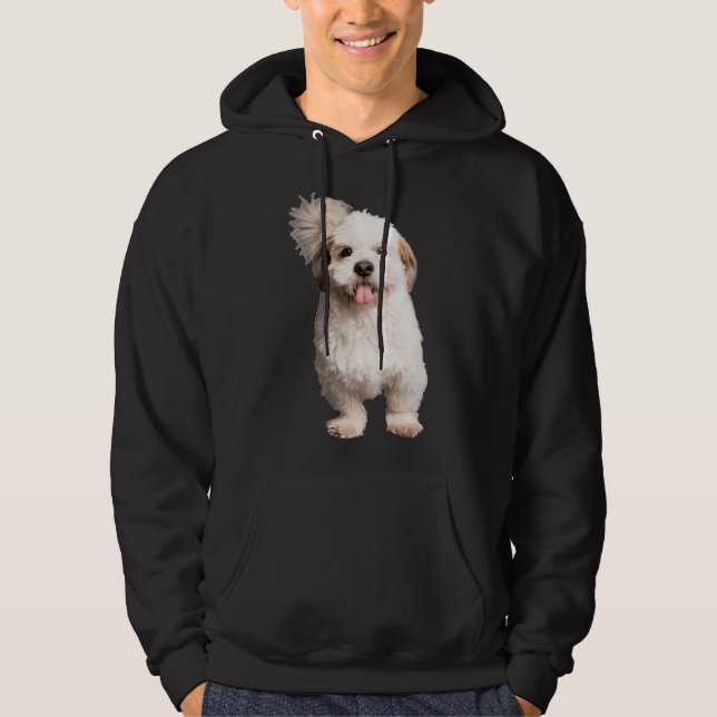Veste À Capuche Happy Shih Tzu (Devant)
