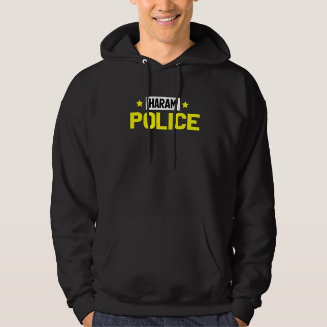 Veste À Capuche Haram Police Islam musulman (Devant)