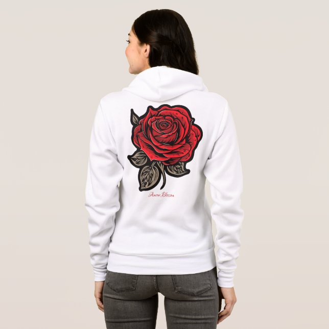 Veste À Capuche Harmonie de Scarlet (Dos entier)