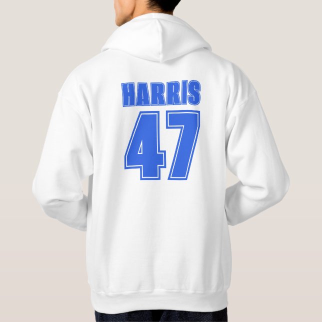 Veste À Capuche Harris 47 Quand Nous Combattons Nous Gagnons Avant (Dos)
