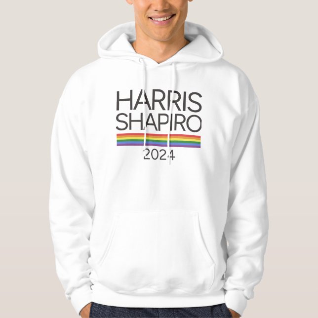 Veste À Capuche Harris Shapiro 2024 Pride LGBTQ Kamala Harris (Devant)