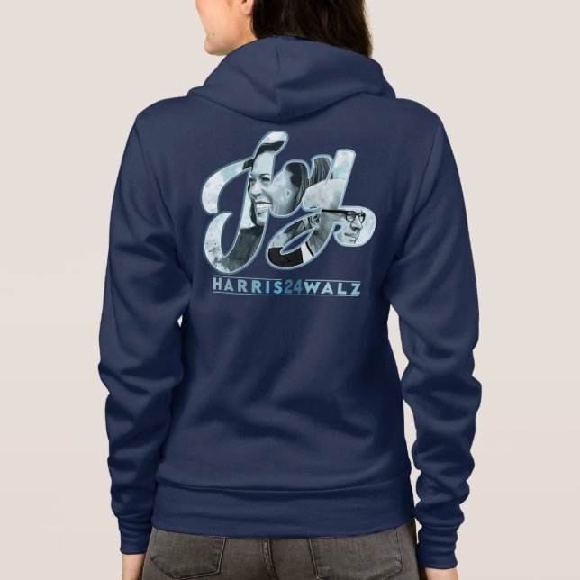 Veste À Capuche Harris Walz Joy 2 Blue (Dos)