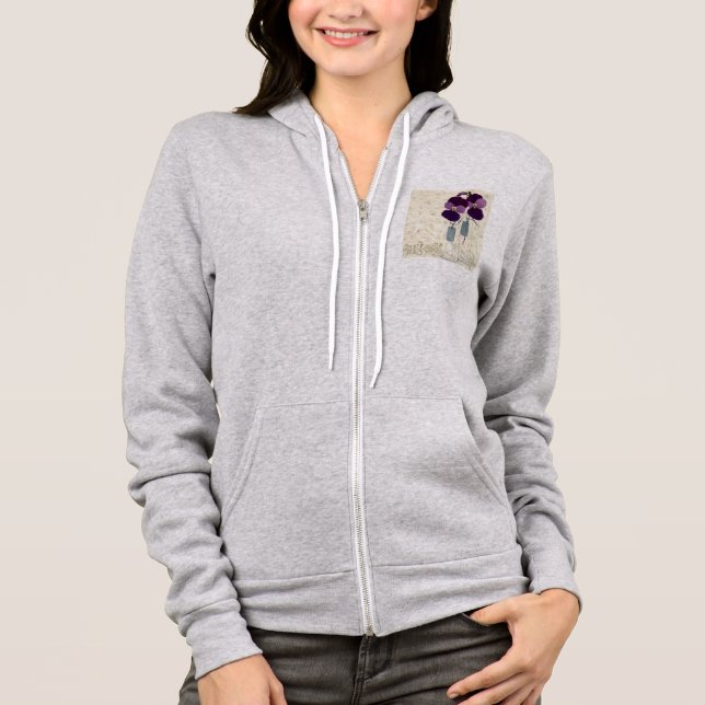 Veste À Capuche HAZ36 a inspiré Purple.tif (Devant)