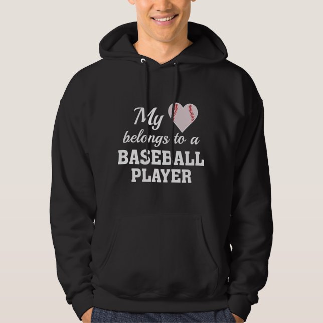 Veste À Capuche Heart Belongs Baseball (Devant)