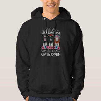 Veste À Capuche Heifer Cow Inspirational Quotes Saying Motivation 