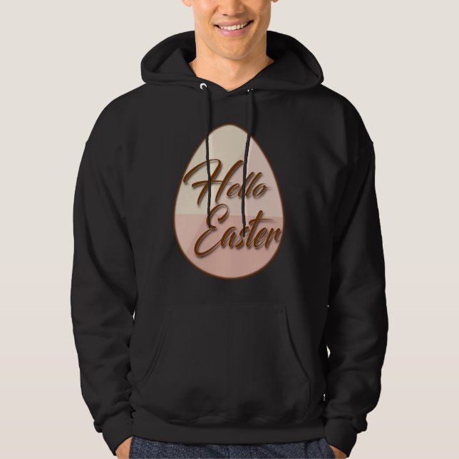Veste À Capuche Hello Easter – Minimal Egg Design - camiseta (Devant)