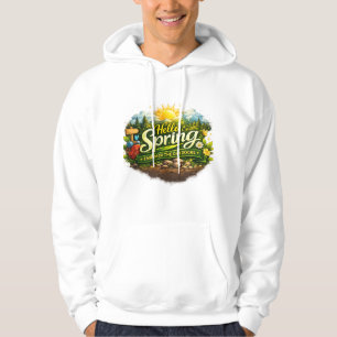 Veste À Capuche Hello Spring Adventure Logo