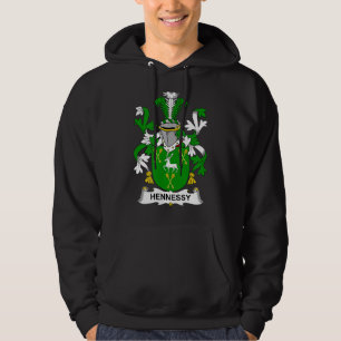 Veste À Capuche Hennessy Manteau d'armoiries Famille Crest