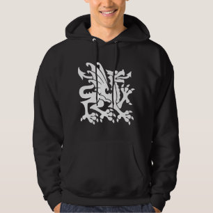Veste À Capuche Heraldic Dragon 01 - Blanc