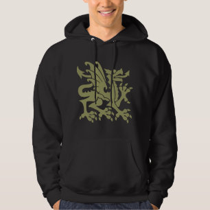 Veste À Capuche Heraldic Dragon 01 - Khaki