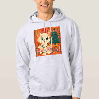 Veste À Capuche Here Comes Santa Claws! Funny Santa Cat