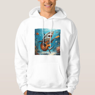 Veste À Capuche héros de la guitare de requin