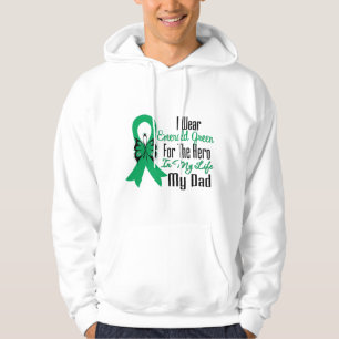 Veste À Capuche Héros de ruban de Cancer de foie mon papa