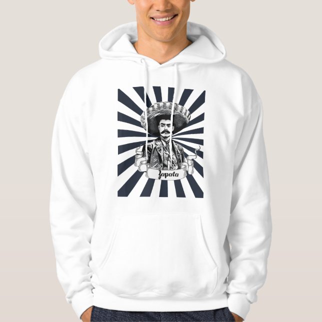 Veste À Capuche Héros mexicain Emiliano Zapata (Devant)