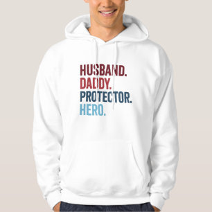 Veste À Capuche Héros protecteur papa mari