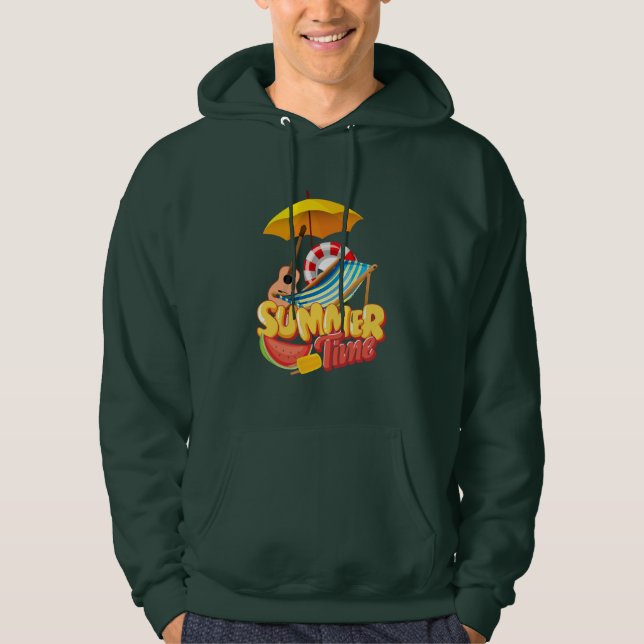 Veste À Capuche Heure d'été (Devant)
