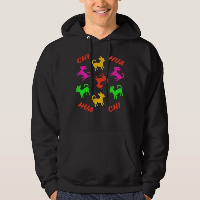 Veste À Capuche Heure du Chihuahua Party (Devant)