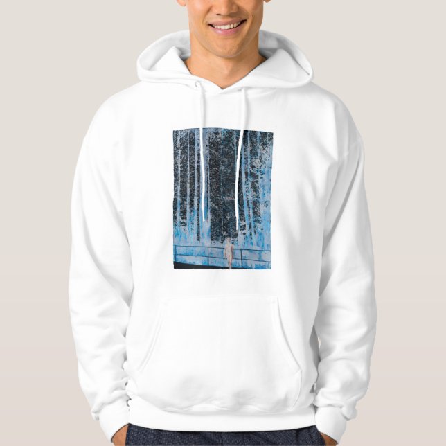 Veste À Capuche Heures Forest-4 de lumière du jour (Devant)