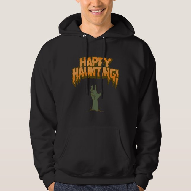 Veste À Capuche Heureux, Zombie ! (Devant)