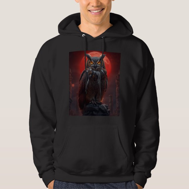 Veste À Capuche hibou (Devant)