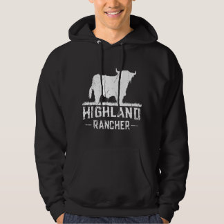 Veste À Capuche Highland Rancher - Vache des Highlands Écossaise p