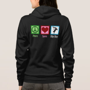 Veste À Capuche Hip hop Peace Love