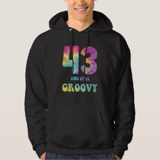 Veste À Capuche Hippie Tie Dye 43 Et Toujours Super 43e Anniversai